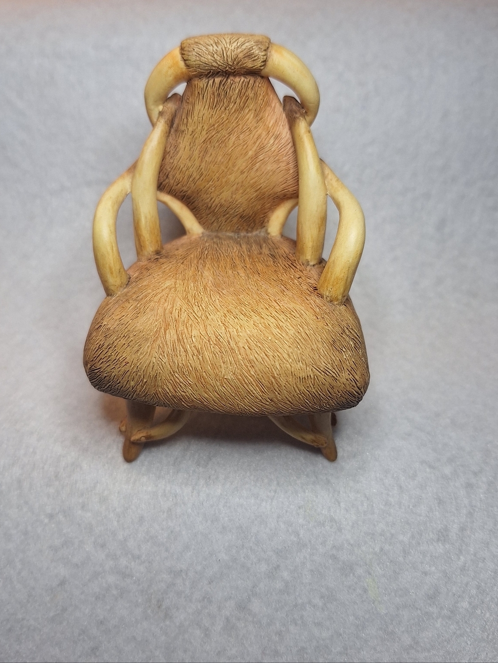 Doll House Chair Longhorn Mini 3X2" "Take A Seat" Cast Resin By Raine/ Willitts